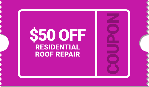 $50 off residential roof repair