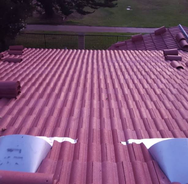 Red tiled roof